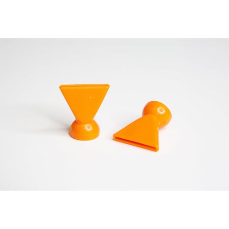 Cedarberg Snap-Loc Systems 1/4 System 1" Flare Nozzle Bag of 25 Orange 8425-117